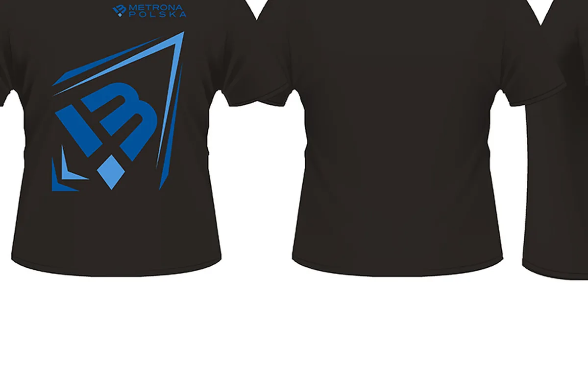 Czarna bluza firmowa z nadrukowanym logo na piersi