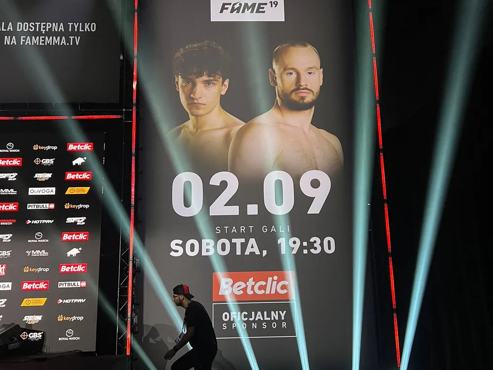 Materiał wideo wyświetlany na ekranie LED podczas wydarzenia