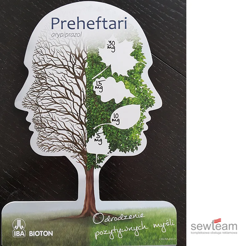 Standee kształtowe wycinane po obrysie grafiki