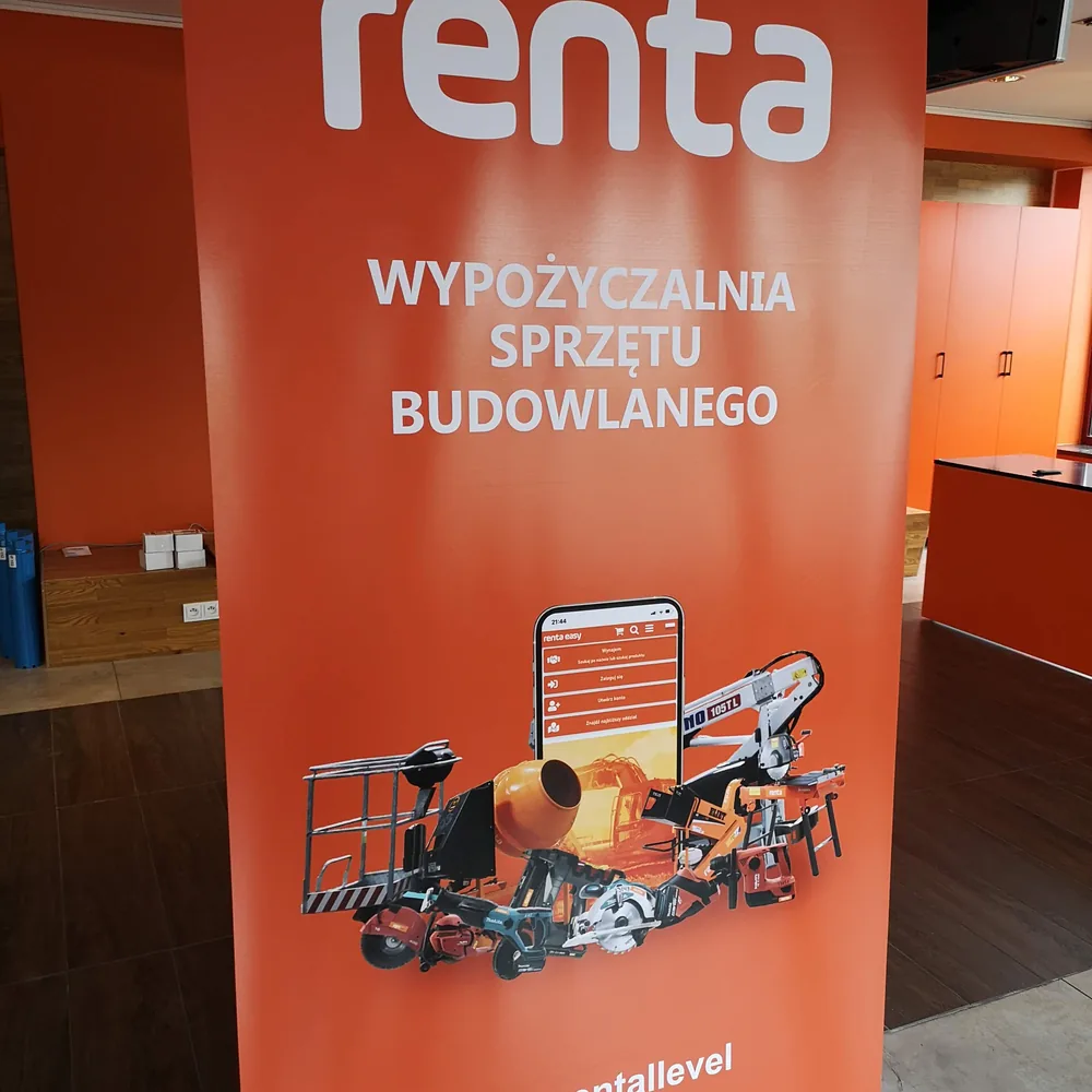 Wolnostojąca tablica reklamowa Renta