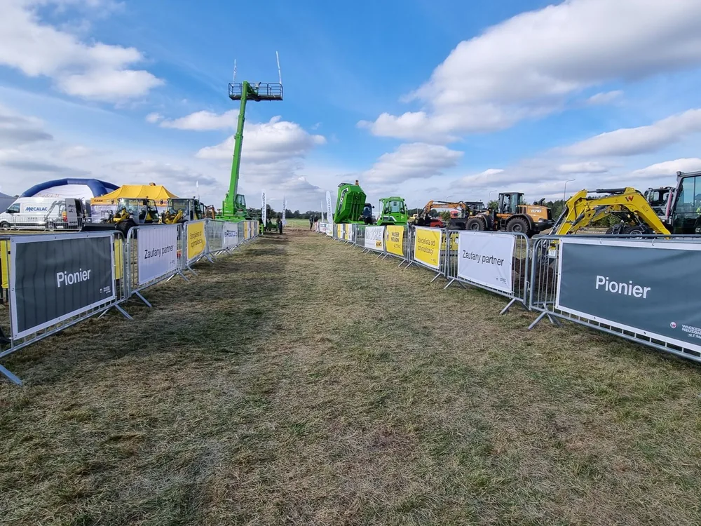 Stoisko plenerowe Wacker Neuson na targach branżowych