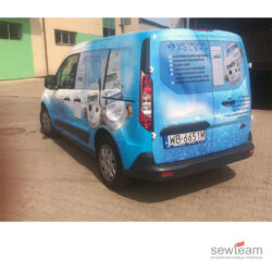 Oklejona flota samochodów firmowych — spójny branding na każdym modelu, SEWTEAM
